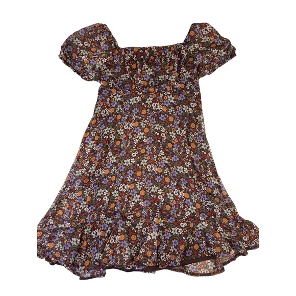Franki by Francesca's Other - NWT‎ Franki by Francesca's Floral Puff Sleeve Dress Youth 14